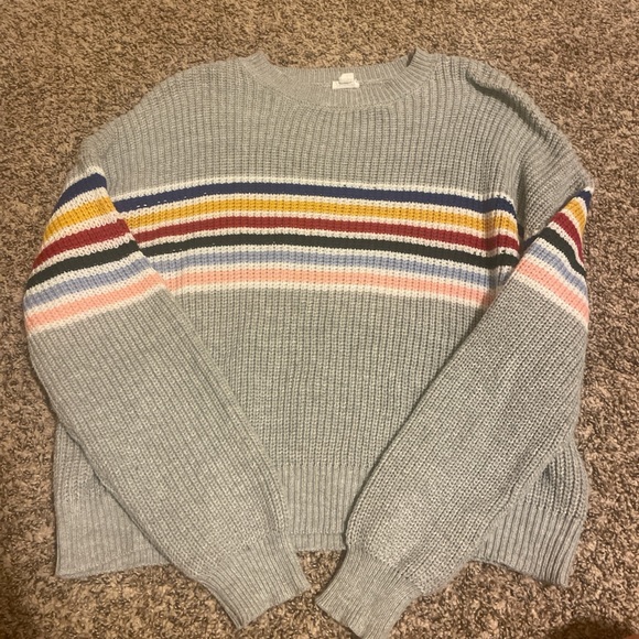 Garage Grey Knit Sweater - Picture 1 of 1